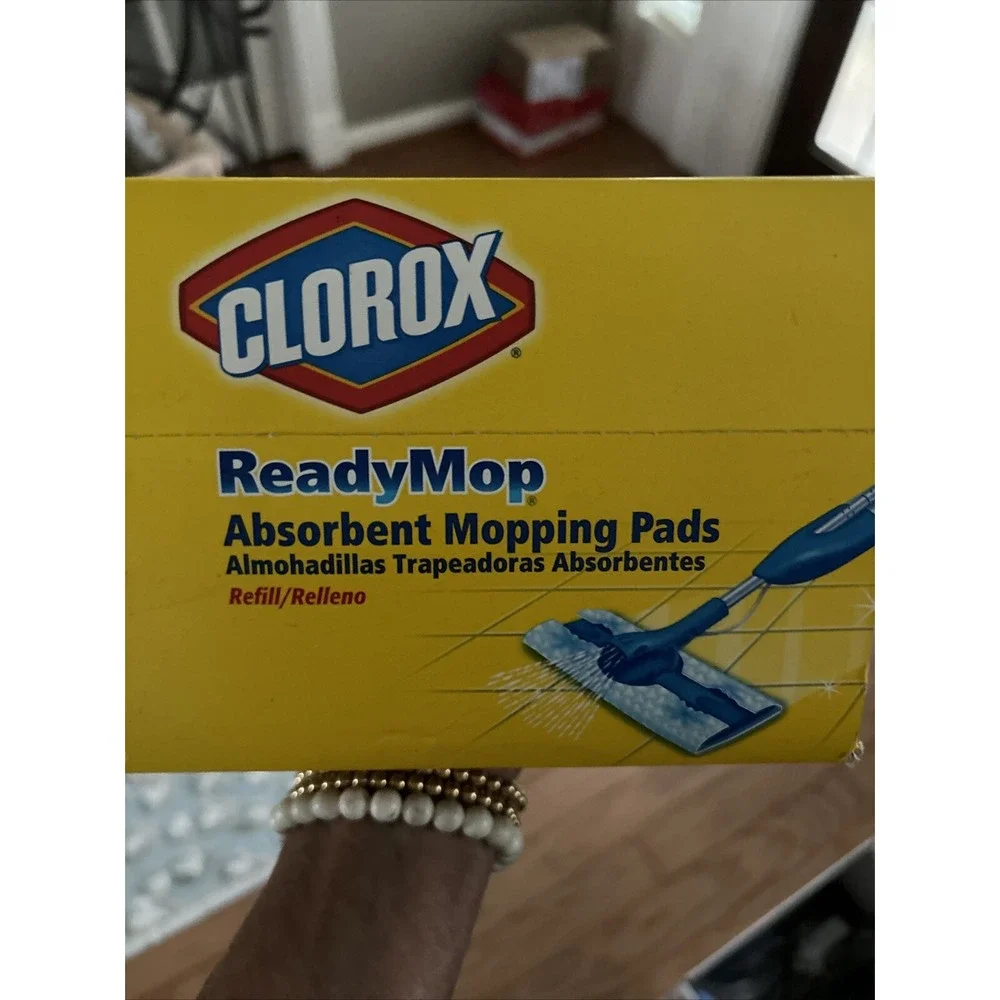 Clorox Ready Mop Absorbent Mopping Cleaning Pads 16 Refill‎ Pads New